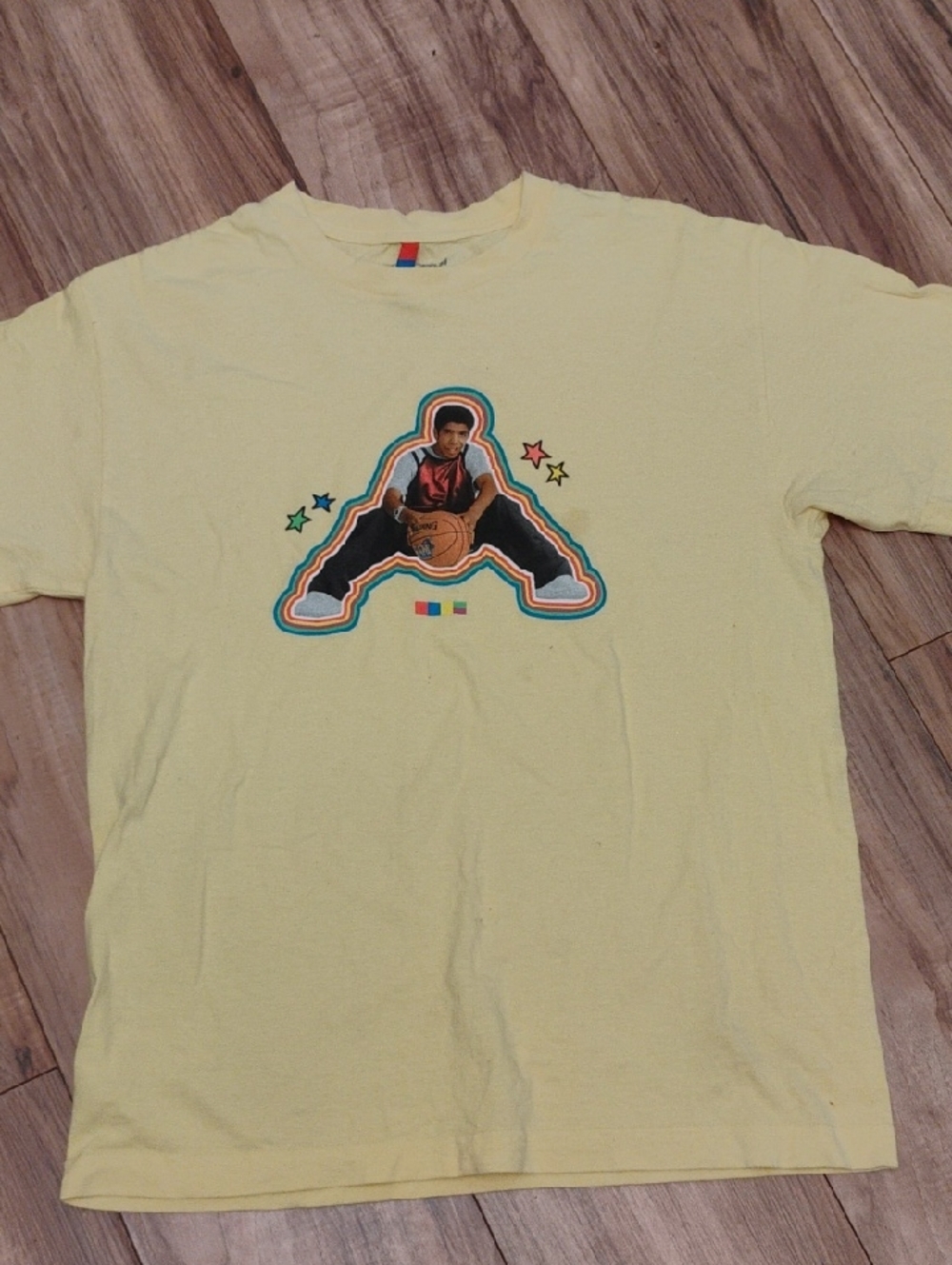 Drake T-Shirt with Retro Basketball Design